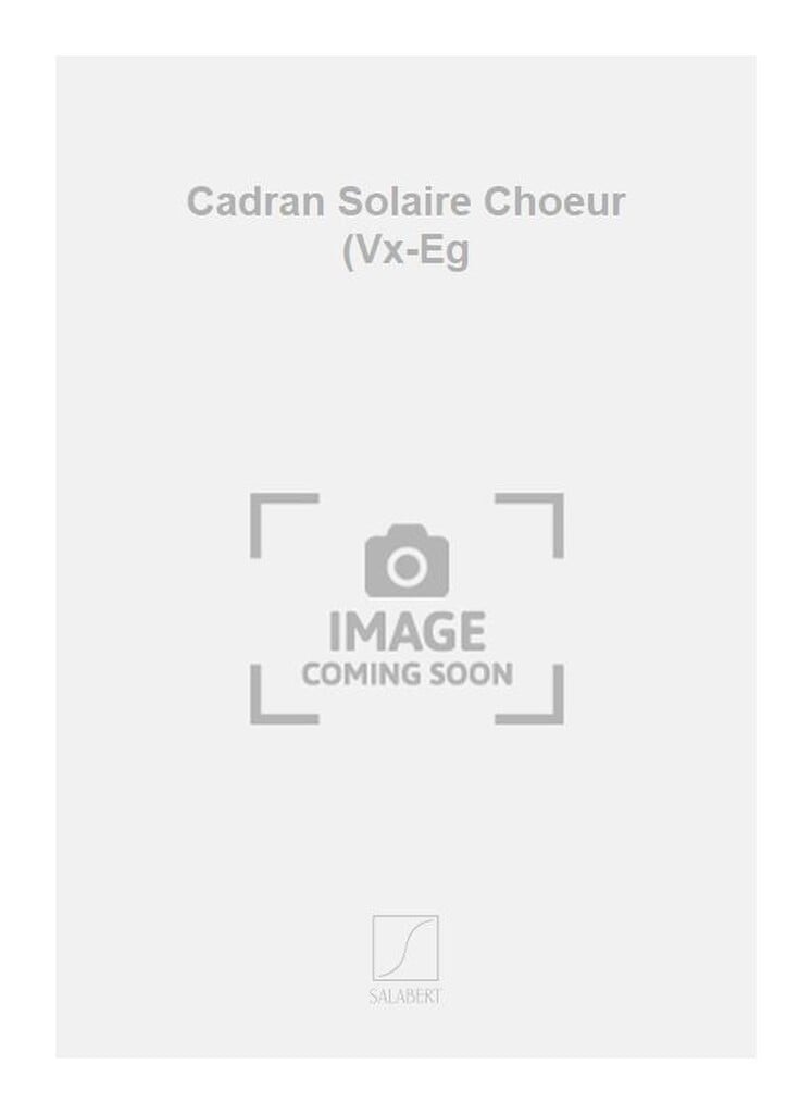 Cadran Solaire Choeur (Vx-Eg